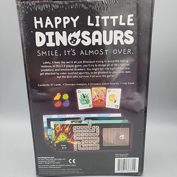 Happy Little Dinosaurs Game 2022 Unstable Games Brand New Sealed - Picture 2 of 8